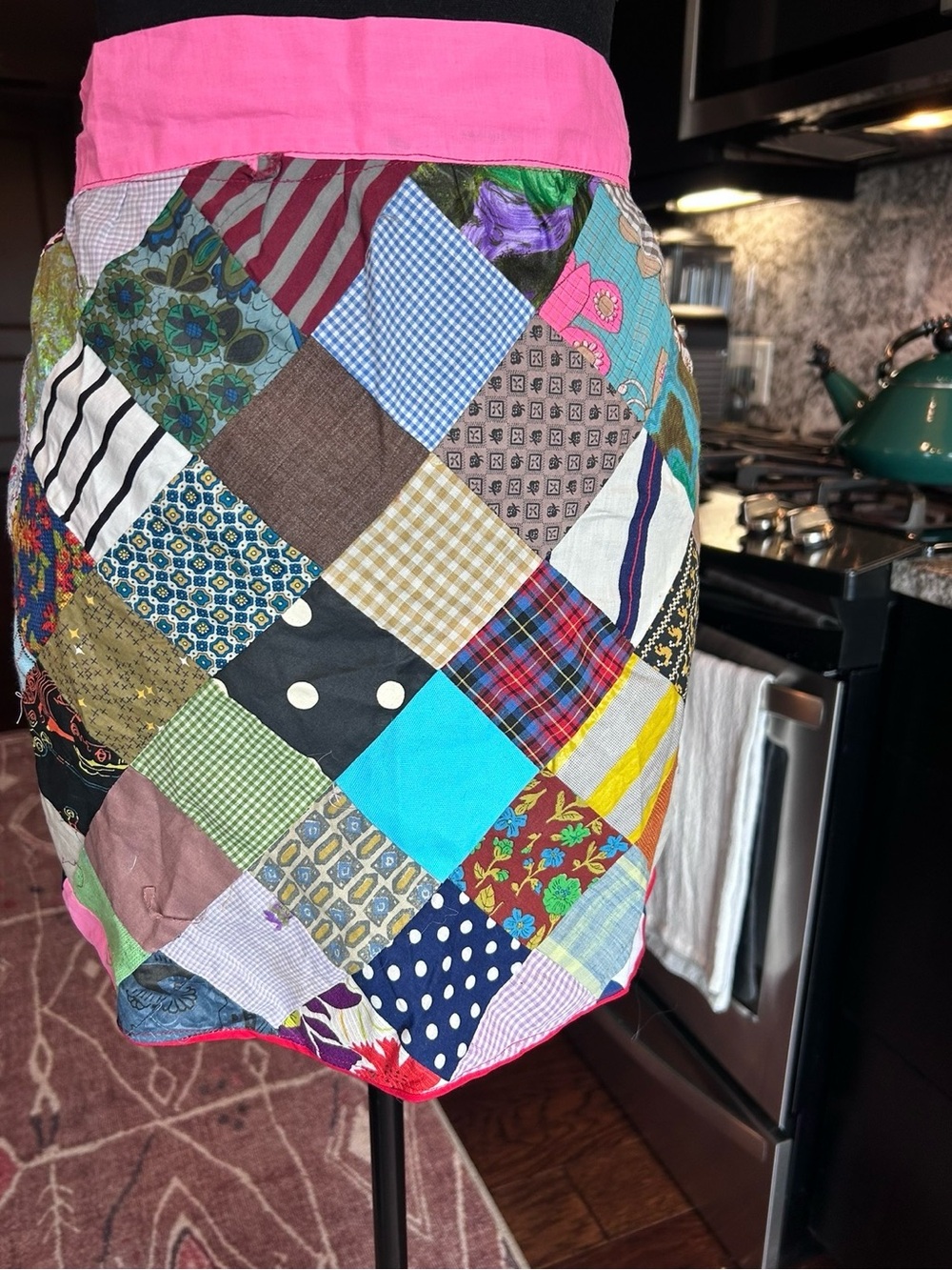 Homemade Patchwork Apron